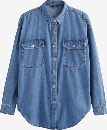 Next - Blusa en azul: frente