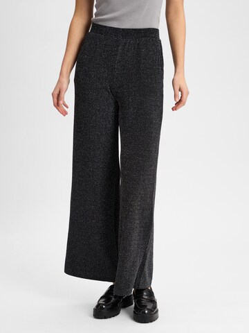 VILA Wide leg Pants 'VIEleina' in Silver: front