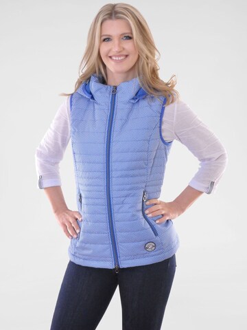 Navigazione Bodywarmer in Blauw: voorkant