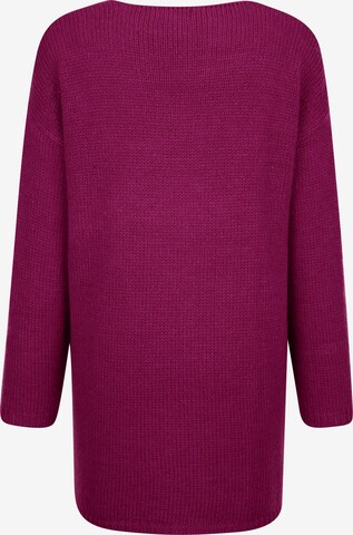 MIAMODA Sweater in Purple