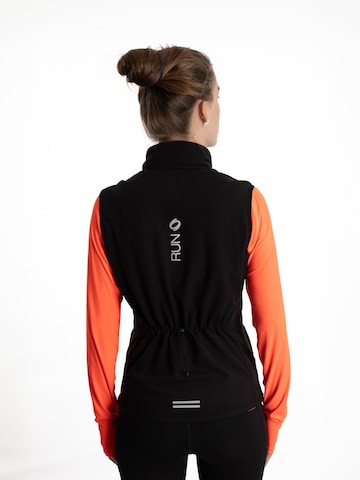 mymotus Sportjas 'Mymotus® Ladies Running Weste, black RW141' in Zwart