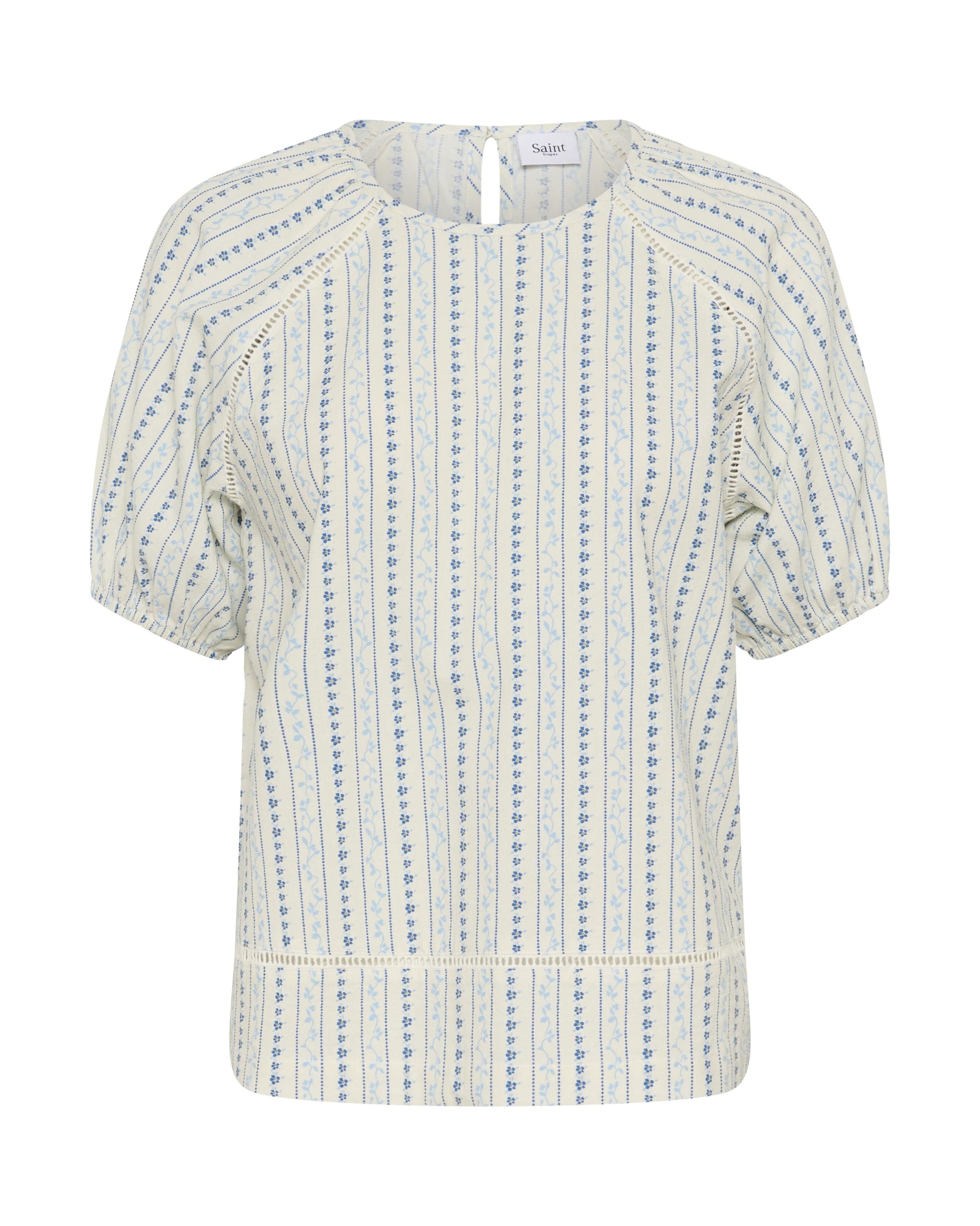 SAINT TROPEZ Blouse 'SZRaja' in Wit: voorkant