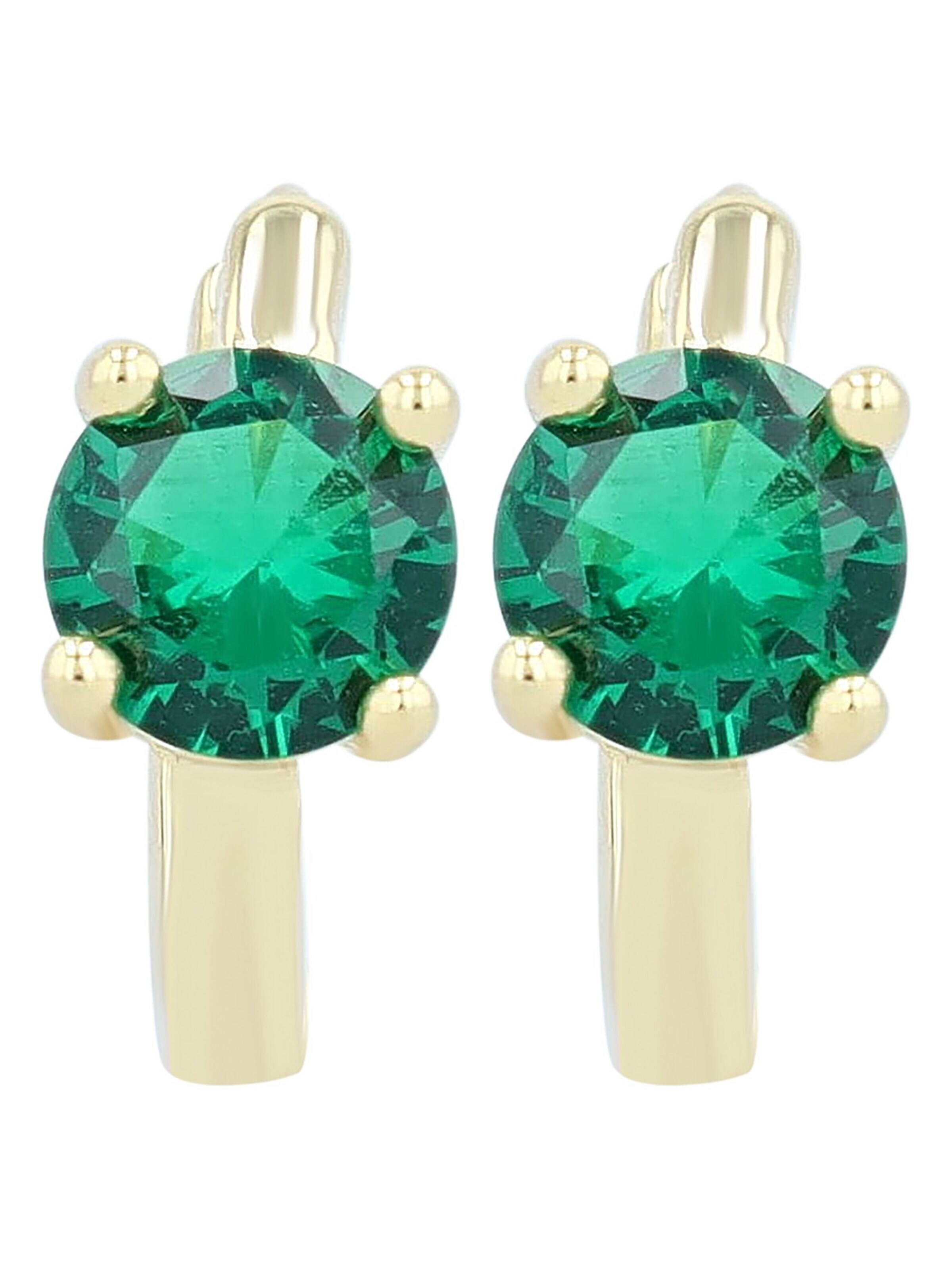 Akzent Earrings '"Victoria" aus 925 Sterlingsilber, rhodiniert, langlebig' in Gold: front
