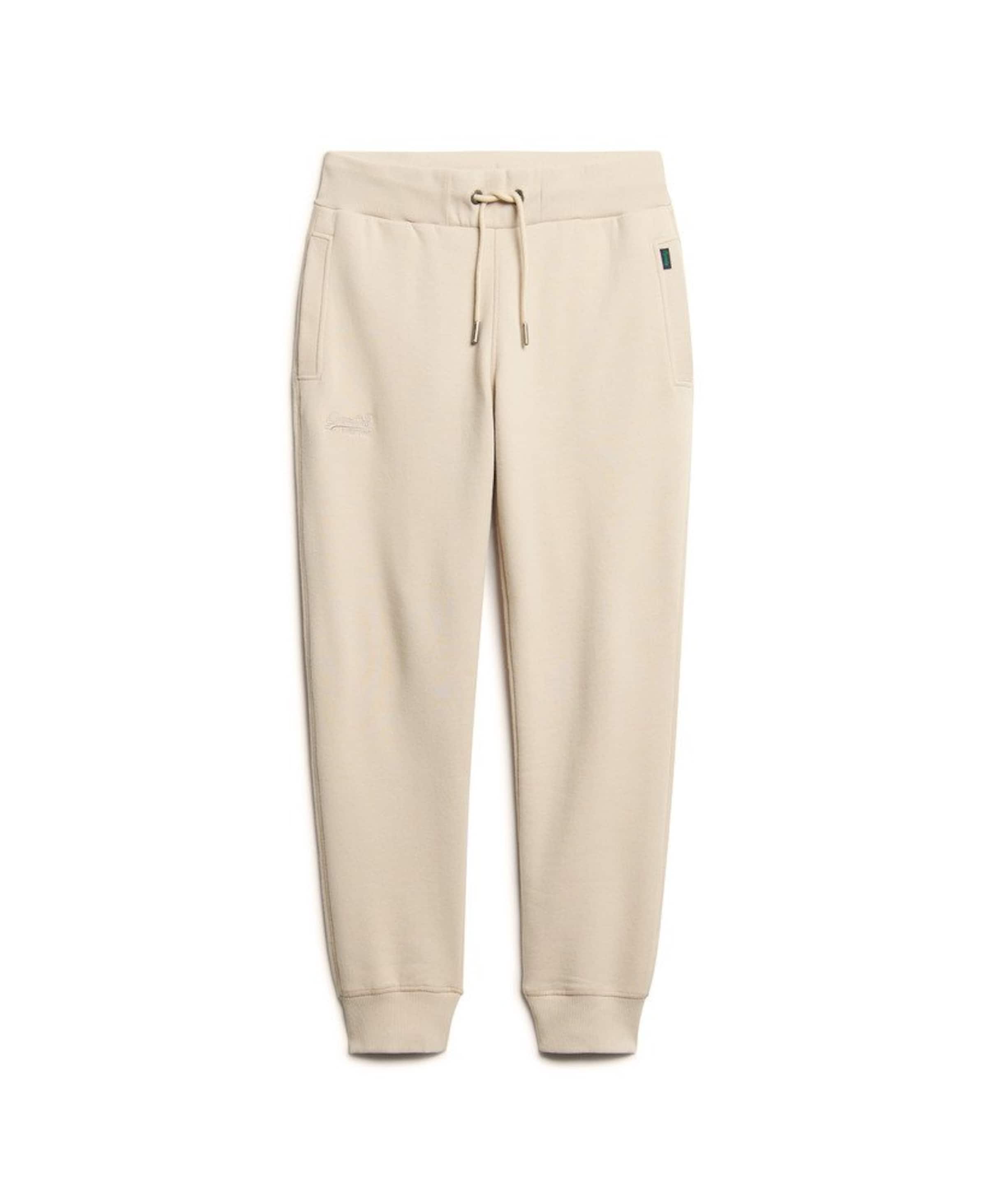 Superdry & Co Štandardný strih Nohavice 'ESSENTIAL' - Béžová: predná strana