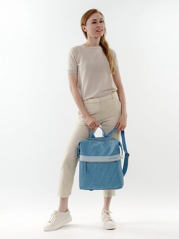 Emily & Noah Backpack ' E&N Bonnie ' in Blue: front