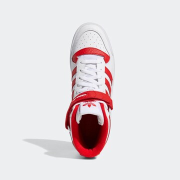 Baskets hautes 'Forum' ADIDAS ORIGINALS en blanc