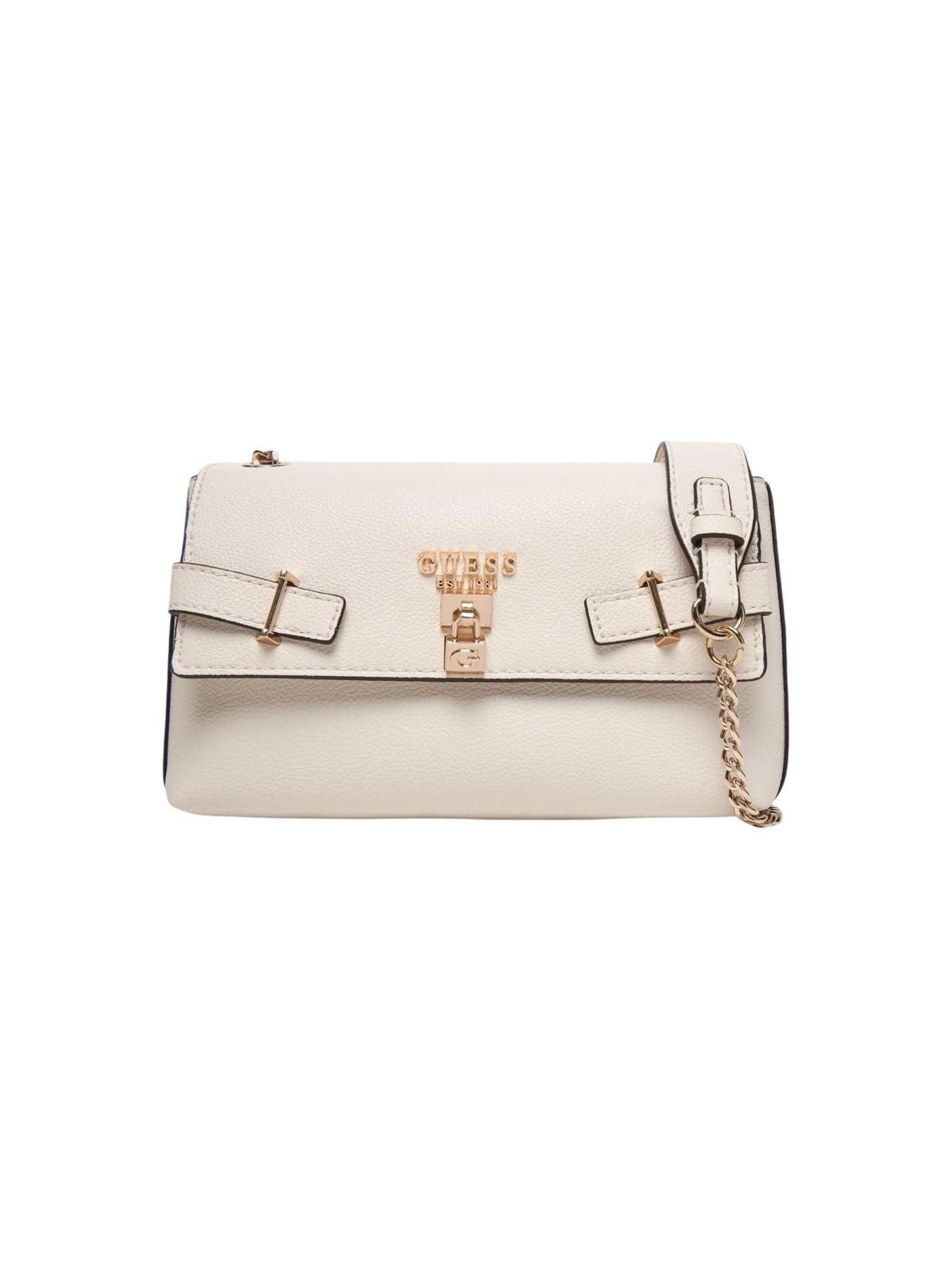 Borsa a spalla 'YESBA CONVERTIBLE XBODY FLAP HWBG78 33210' di GUESS in beige: frontale