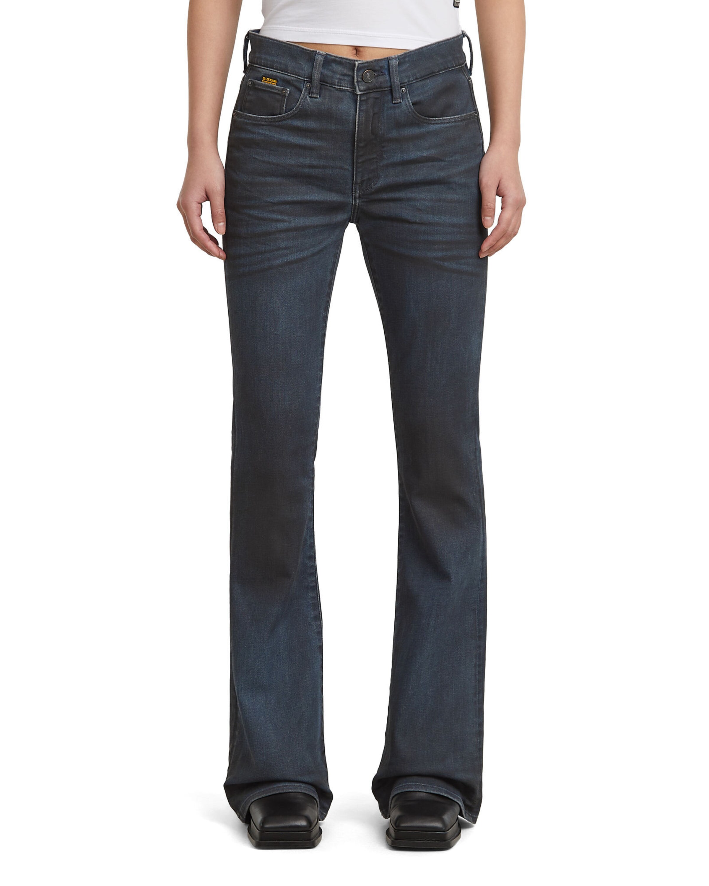 G-STAR Flared Jeans in Blau: Vorderseite