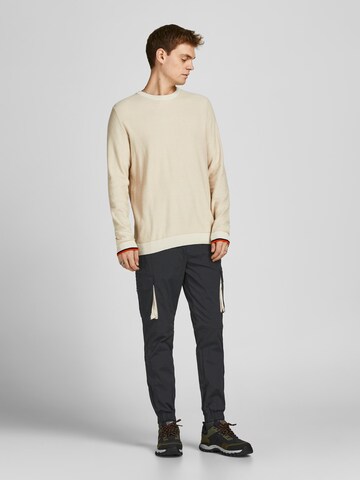 JACK & JONES Tapered Cargobyxa 'Gordon Blaze' i svart