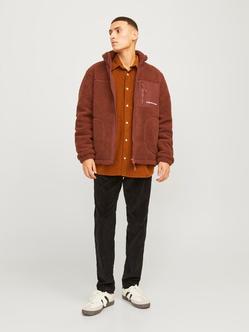 JACK & JONES Jacke 'JORVESTERBRO' in Braun