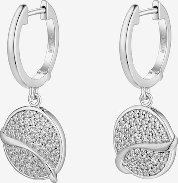 Nana Kay Earrings in Silver: front