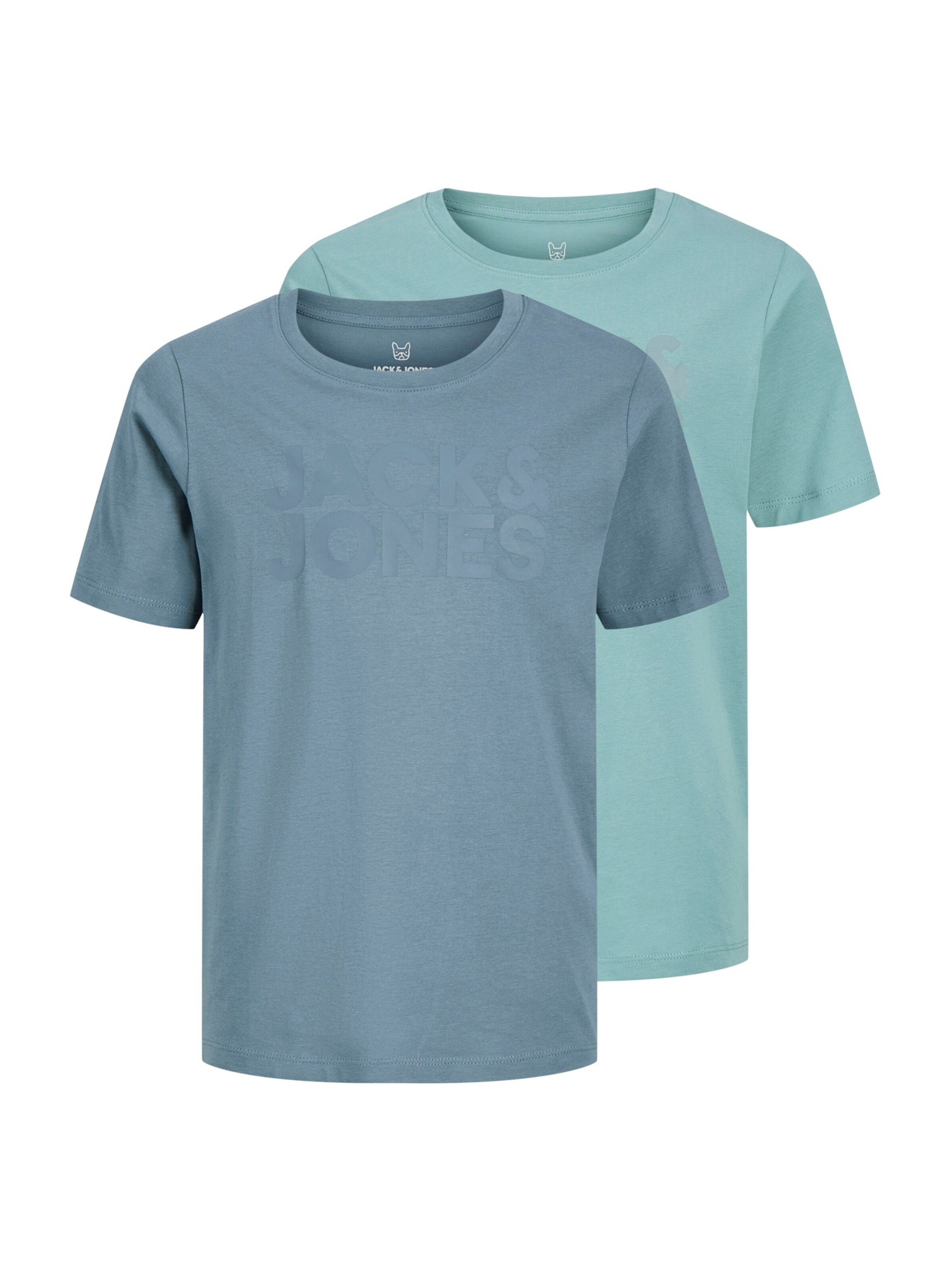 Jack & Jones Junior Tričko – modrá: přední strana