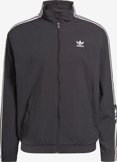 ADIDAS ORIGINALS Veste mi-saison 'Adicolor Classics Lock-Up Trefoil' en noir / blanc, Vue avec produit