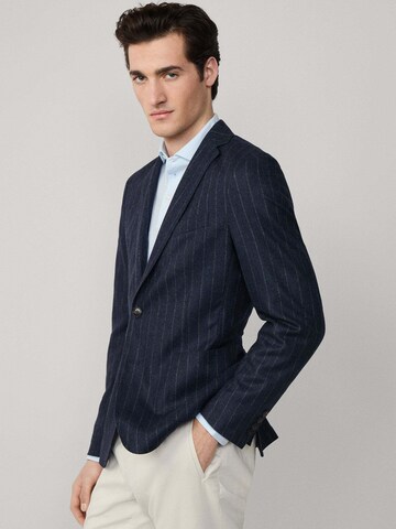Hackett London Slim Fit Sakko 'Flan' in Blau