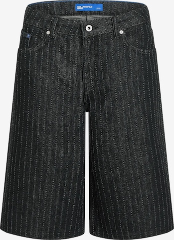 juoda KARL LAGERFELD JEANS Laisvas Džinsai: priekis