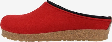 HAFLINGER Slipper 'Grizzly Kris' in Red: front