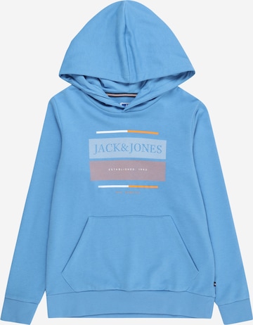 Jack & Jones Junior Sweatshirt 'CYRUS' in Blau: predná strana