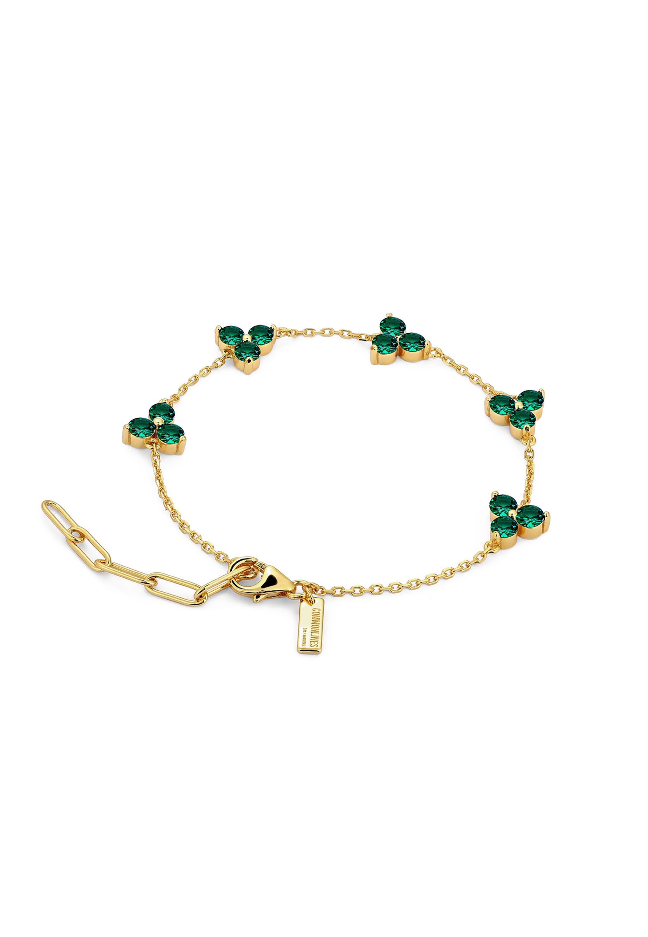 Commen Lines Bracelet in Gold: front