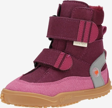 Bottes Qnuffs en rose : devant