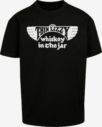 T-Shirt 'Thin Lizzy - Whiskey Amended' Merchcode en noir : devant