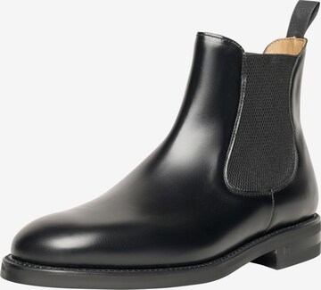 Henry Stevens Chelsea Boots ' Winston CB1 ' in Black: front