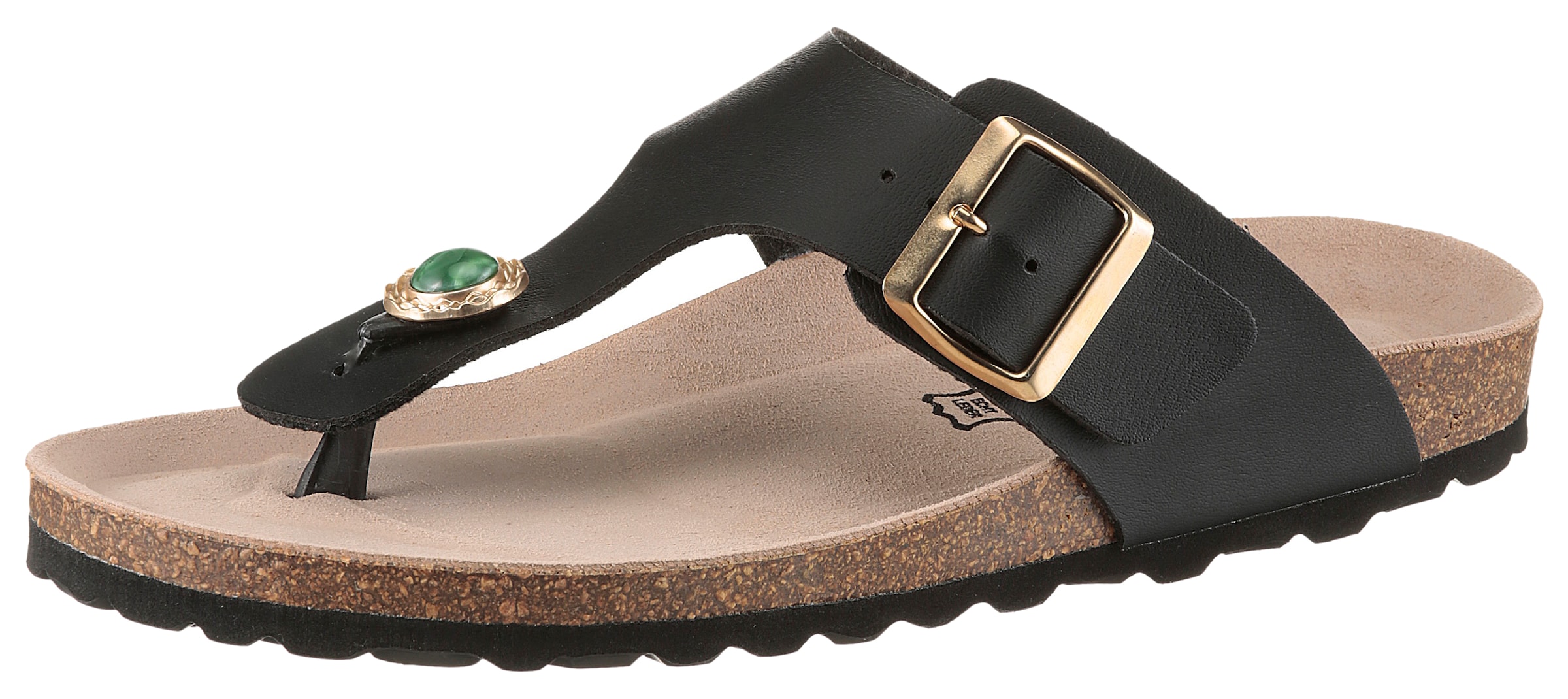 Aniston Zehentrenner in Schwarz: Vorderseite