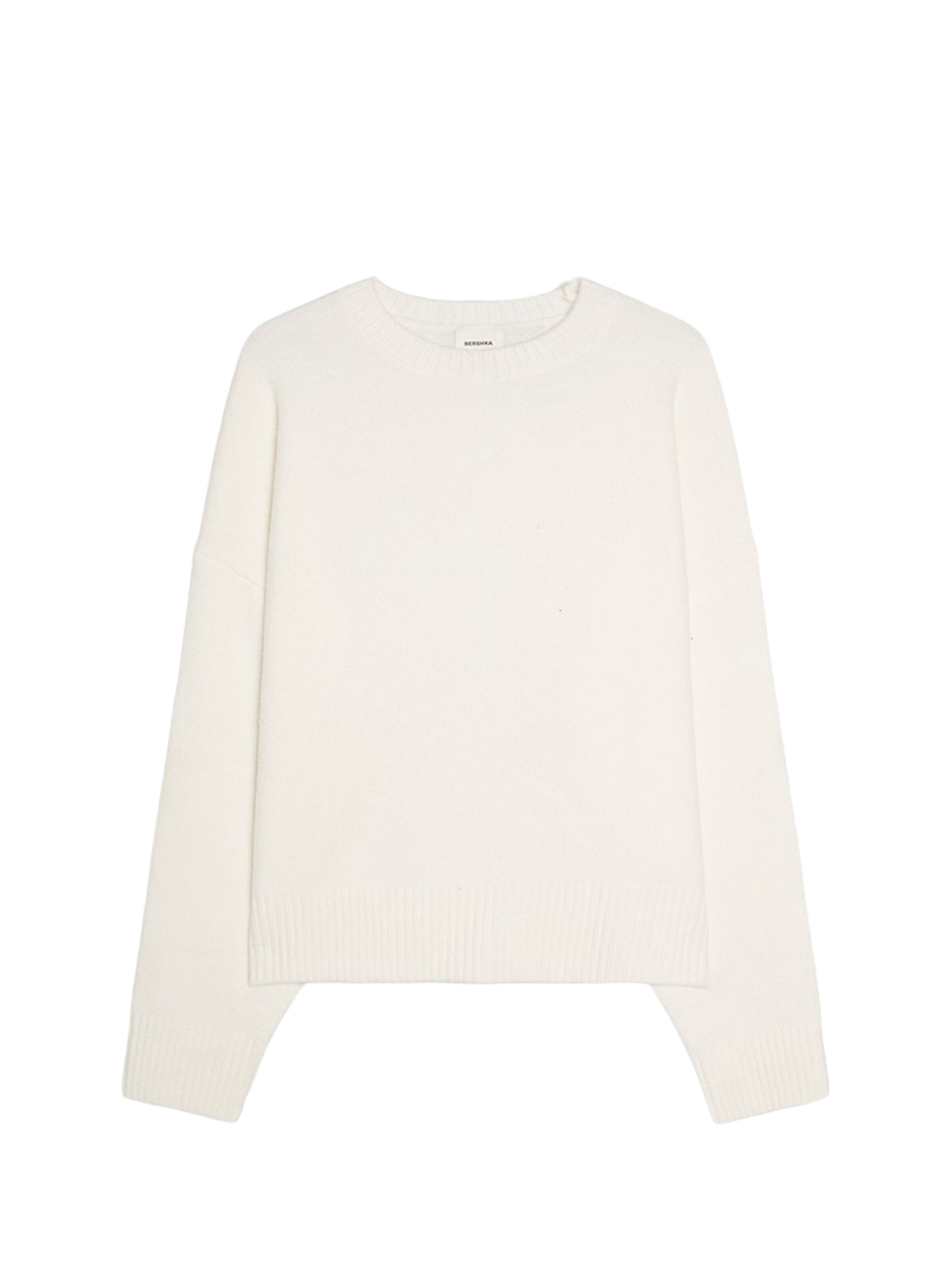 Bershka Pull-over en XS en blanc, Vue avec produit