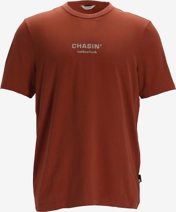 T-Shirt CHASIN' en rouge : devant