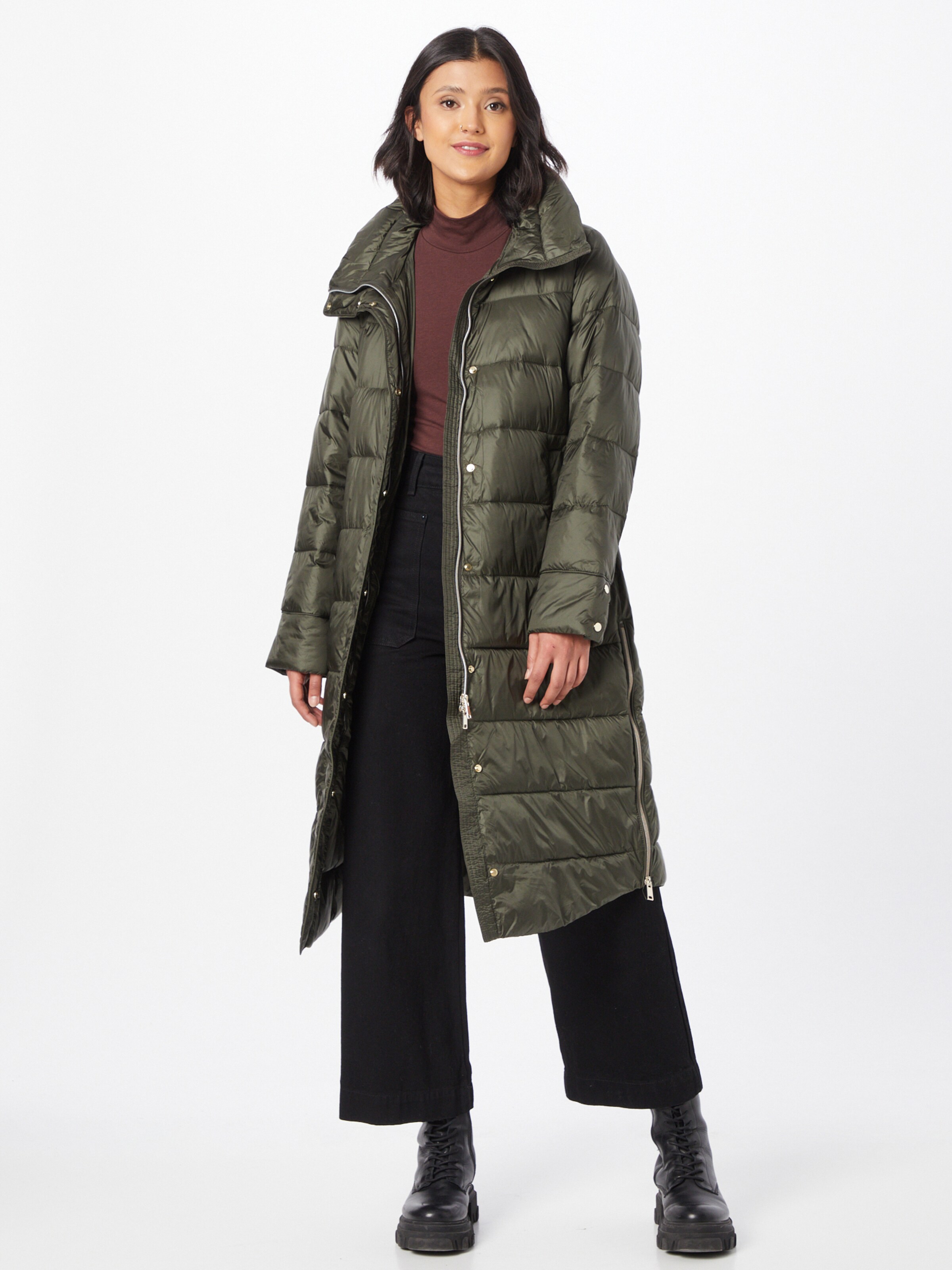 Frauen Mäntel s.Oliver BLACK LABEL Mantel in Khaki - AT39681 Frauen Mäntel s.Oliver BLACK LABEL Mantel in Khaki - AT39681