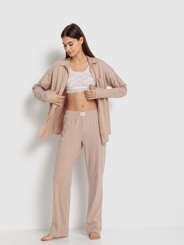 LSCN by LASCANA Pyjamasbukser 'LSCN pants' i beige