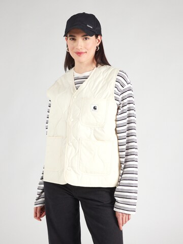 Carhartt WIP Weste 'Skyler' in Beige: Vorderseite