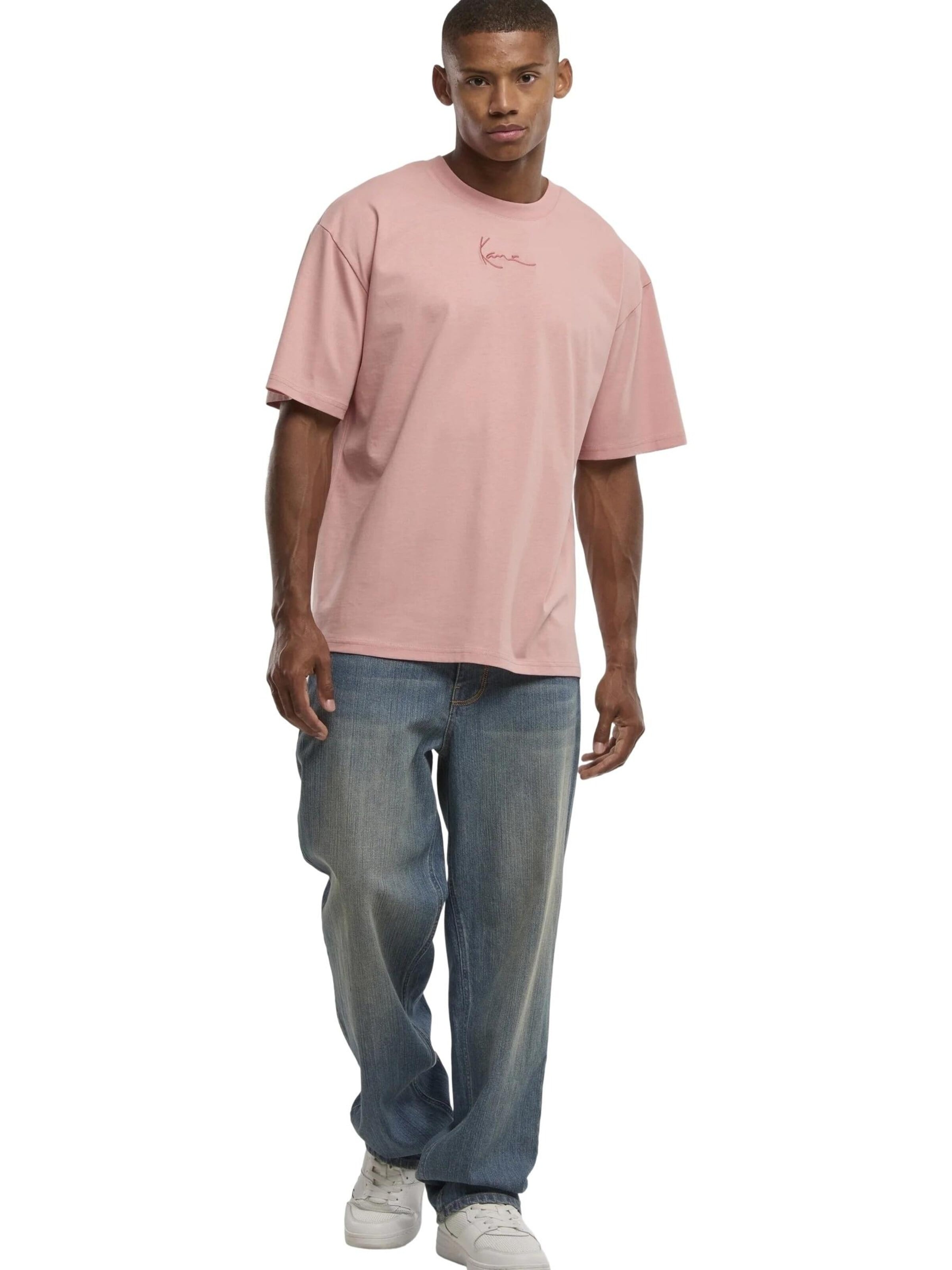 Karl Kani - Camiseta 'Camiseta karl kani rosa small signature essential tee' en rosa