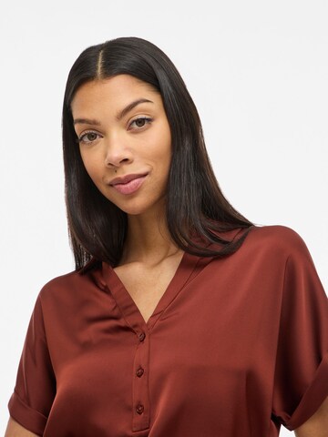 Chemisier 'VIEnna Ravenna' VILA en rouge