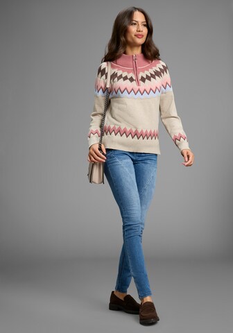 LAURA SCOTT Pullover in Beige