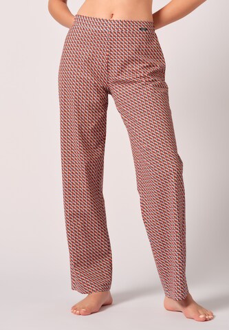 Loosefit Pantaloncini da pigiama di Skiny in giallo: frontale