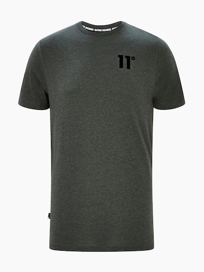 11 Degrees Shirt 'CORE' in de kleur Kaki / Zwart, Productweergave
