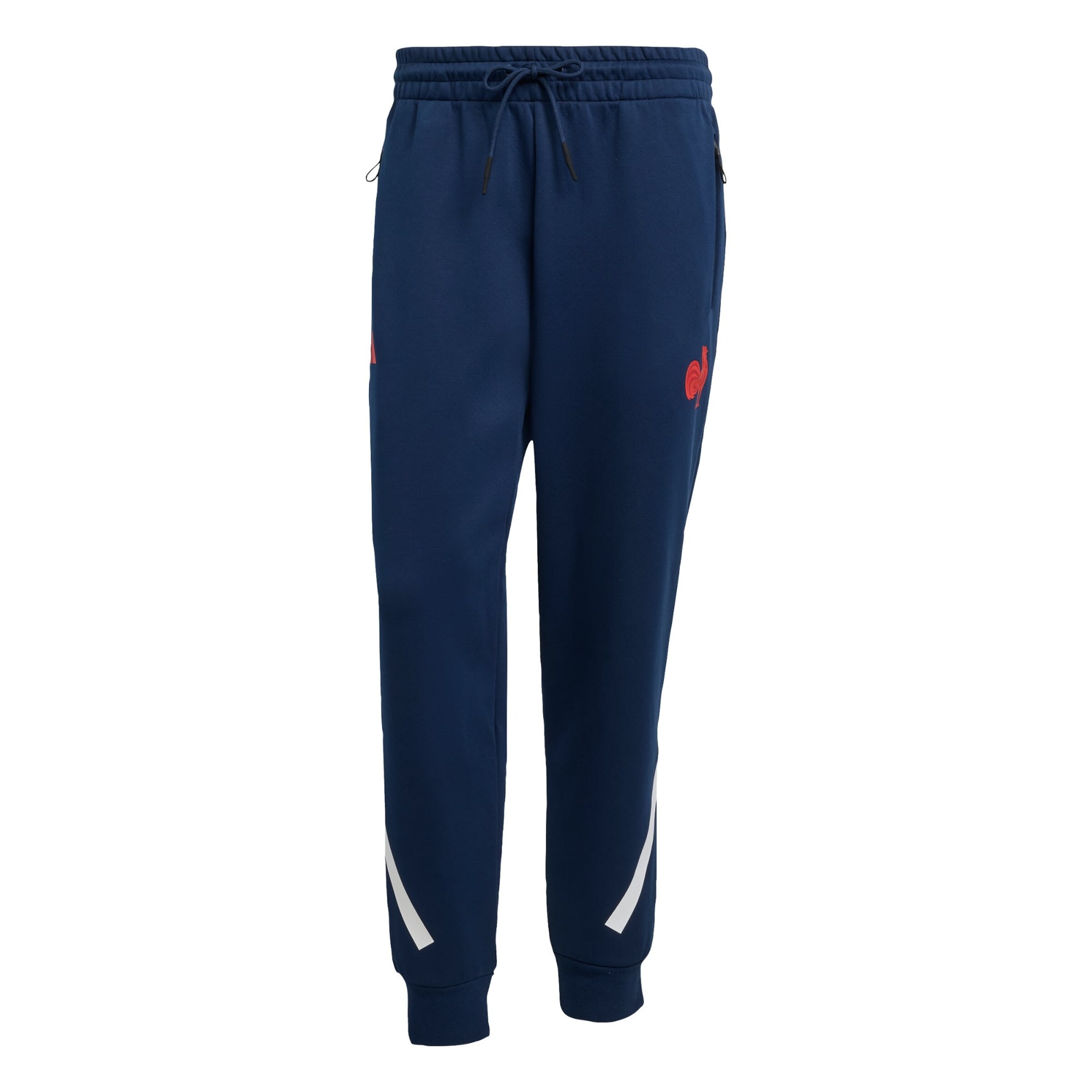 ADIDAS PERFORMANCE - Tapered Pantalón deportivo 'France Travel' en azul