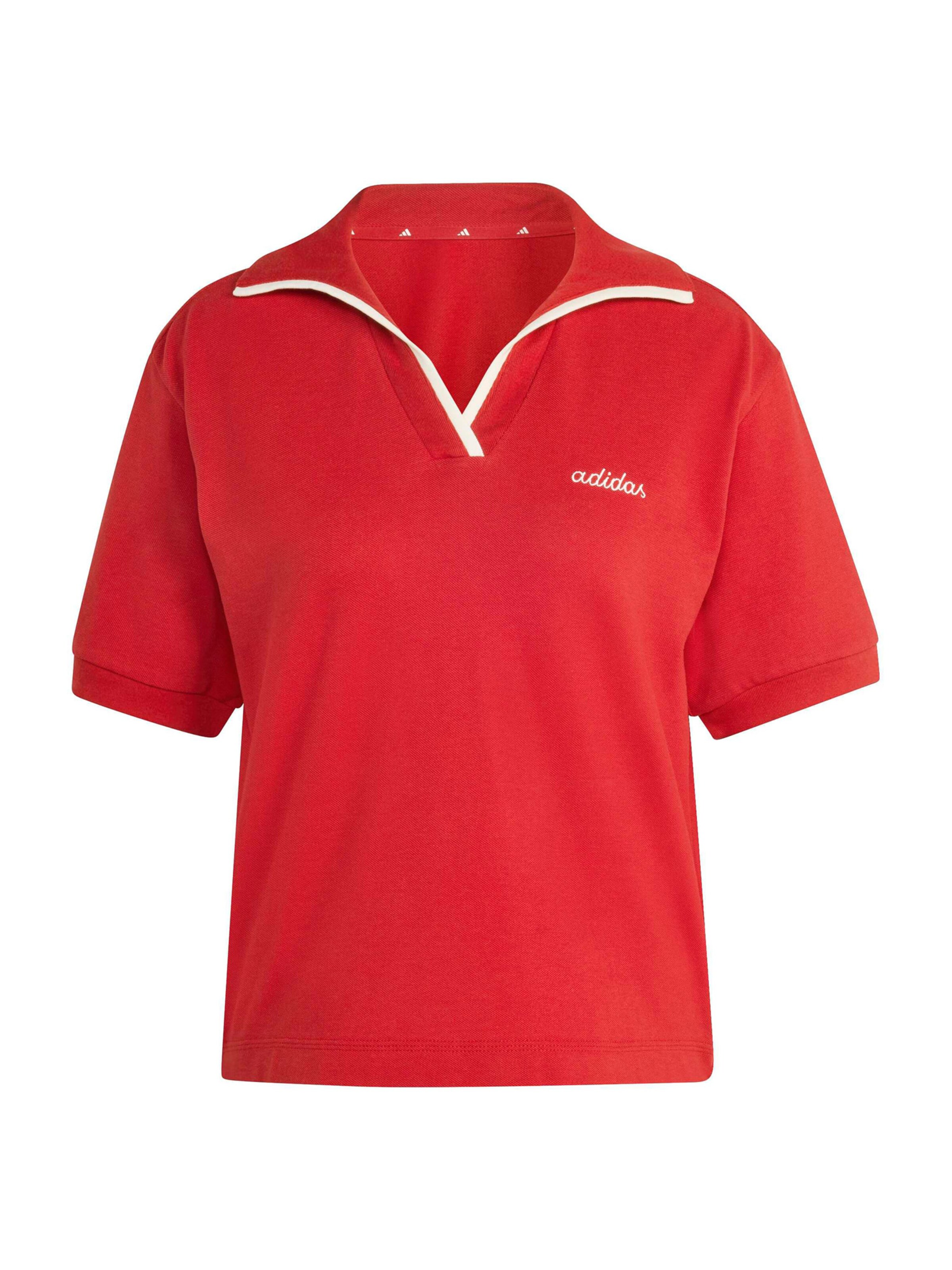 T-shirt fonctionnel ADIDAS SPORTSWEAR en rouge : devant