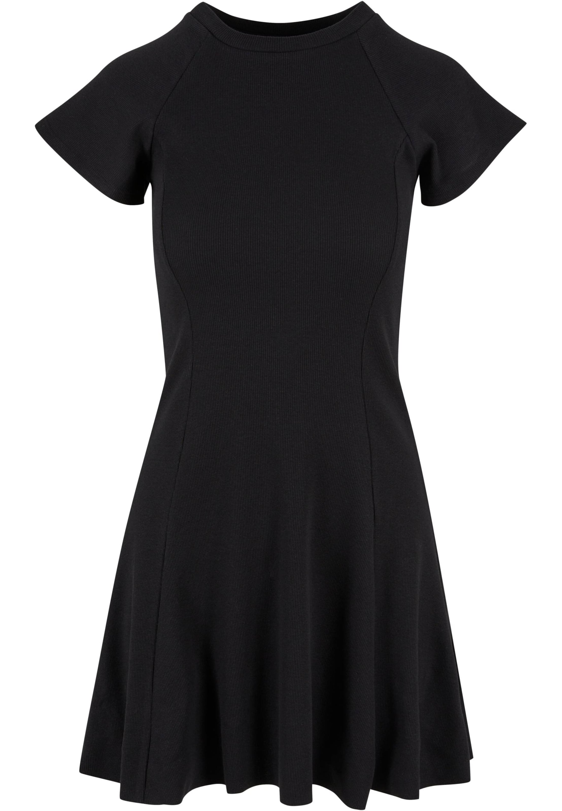 Urban Classics Dress in Black: front