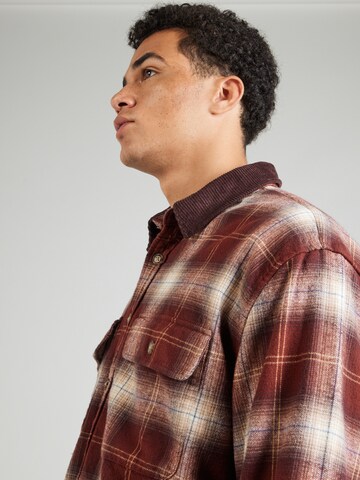 Abercrombie & Fitch Comfort fit Overhemd in Rood