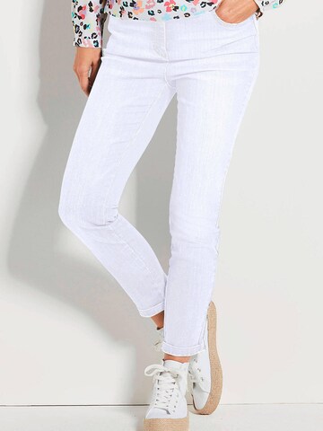 Coupe slim Jean 'Bella' Goldner en blanc