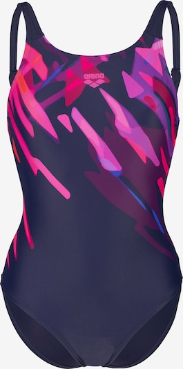 ARENA Kopējais sporta peldkostīms 'TALEA ', krāsa - tumši zils / orhideju / ciklamenu / gaiši rozā, Preces skats