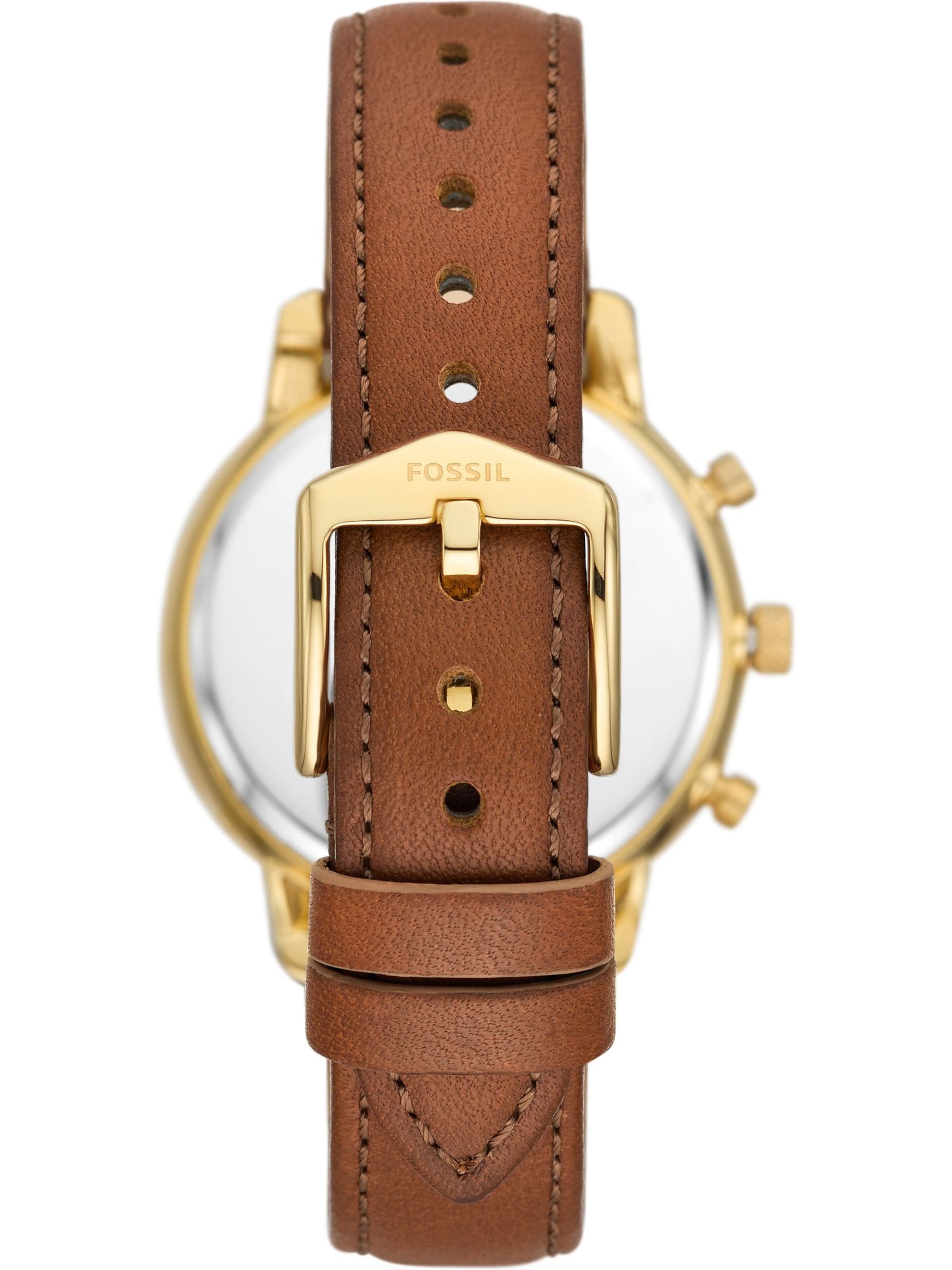 Ceas analogic 'NEUTRA' de la FOSSIL pe auriu