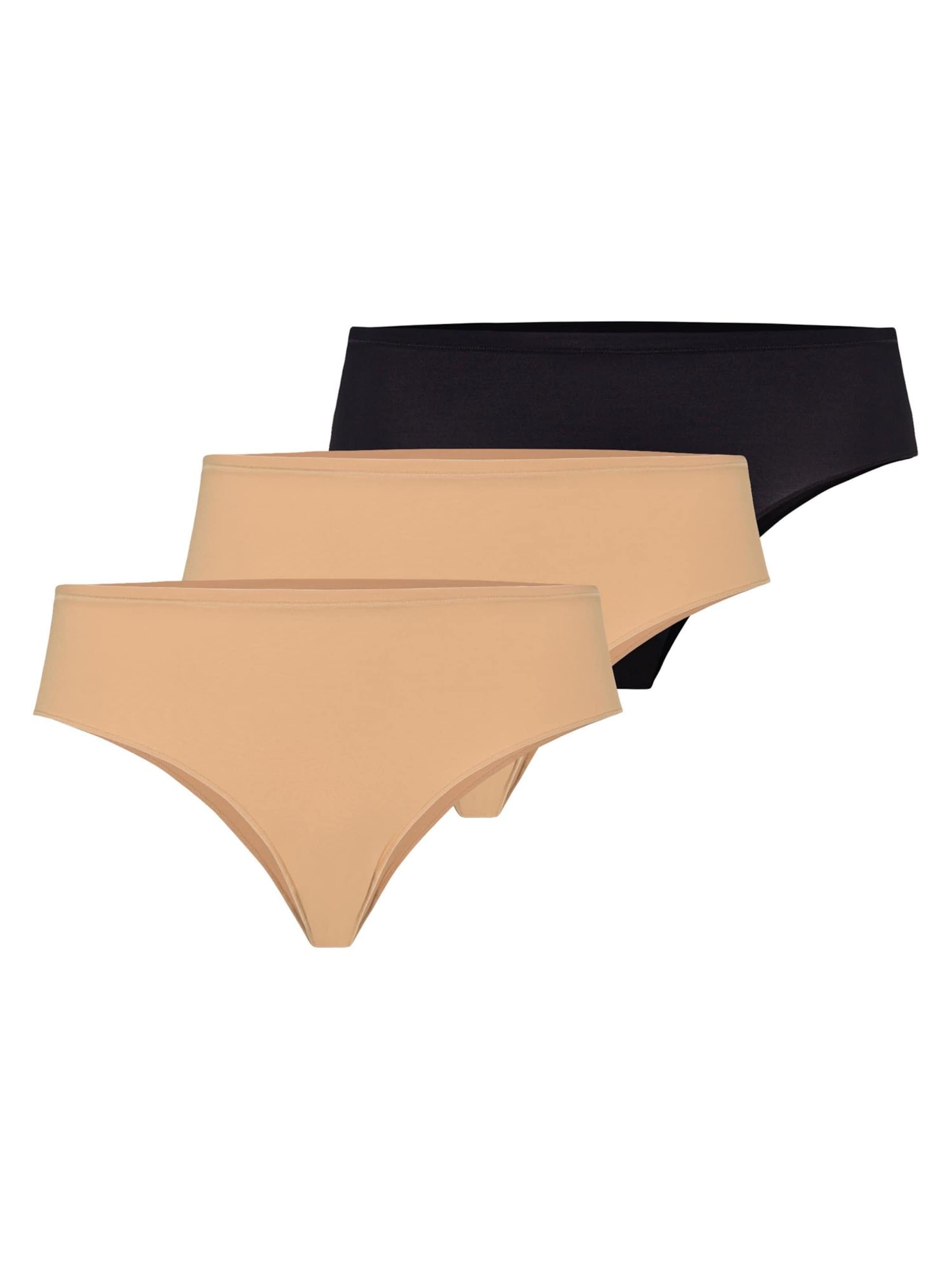 Hanro Slip 'Allure'‌‌ in Braun: Vorderseite