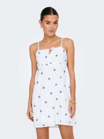 ONLY Sommerkjole 'ONLLou' i hvid: forside