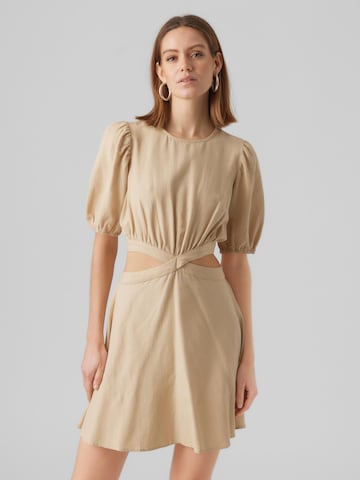 VERO MODA Kleid 'Seba' in Beige: predná strana