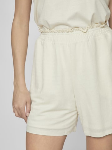 VILA Loosefit Broek in Beige