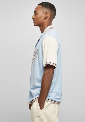 Karl Kani Regular Fit Hemd 'Varsity Block Baseball' in Blau