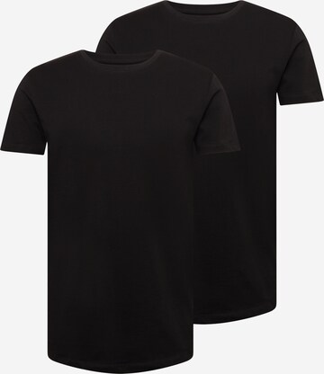 TOM TAILOR DENIM T-Shirt in Schwarz: predná strana