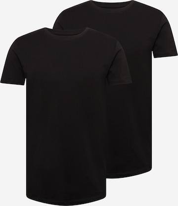 TOM TAILOR DENIM Shirt in Zwart: voorkant